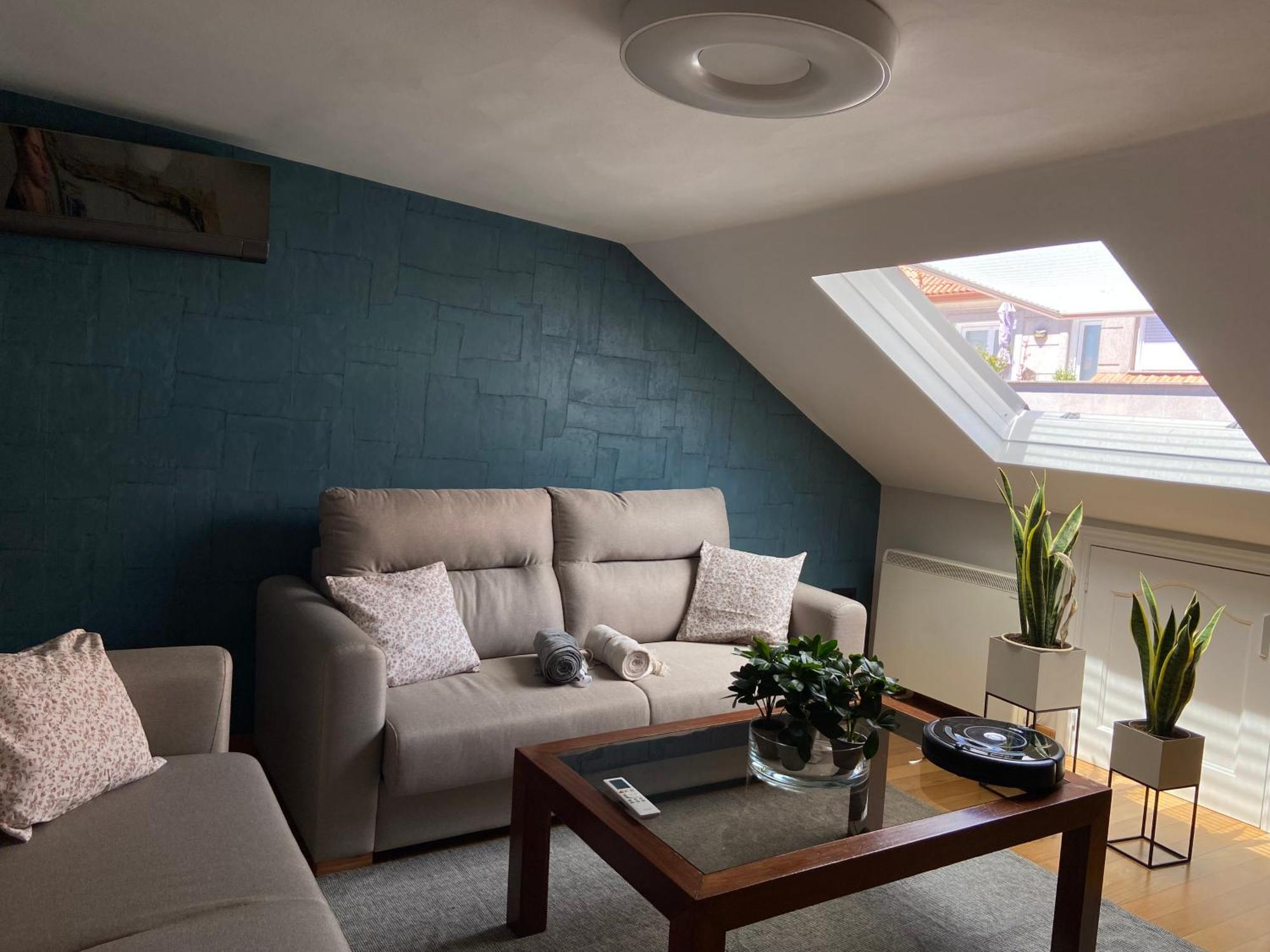 Atico 22 - Centrico, Aire Acondicionado Y Parking Appartement Vilagarcia de Arousa Buitenkant foto