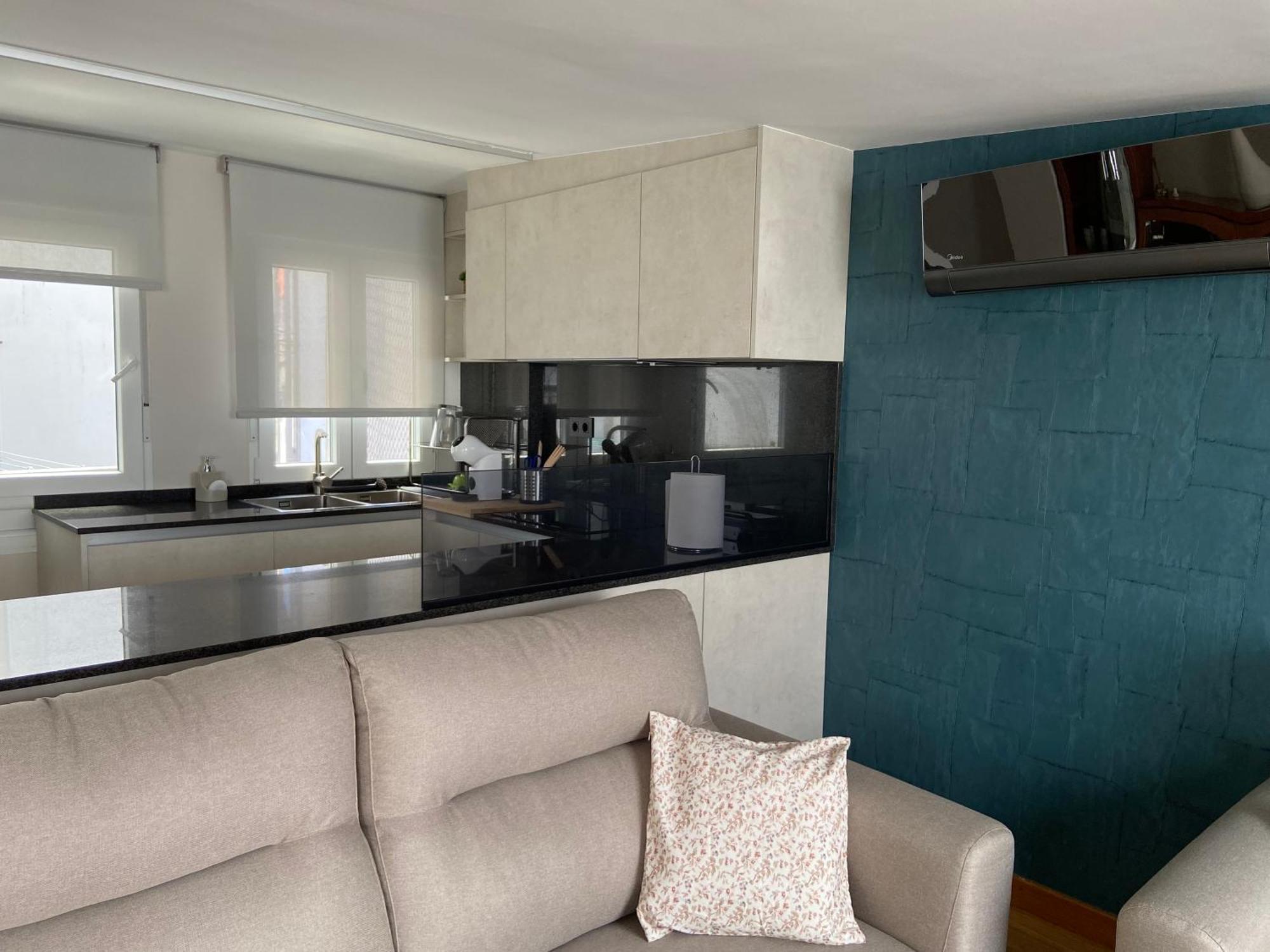 Atico 22 - Centrico, Aire Acondicionado Y Parking Appartement Vilagarcia de Arousa Buitenkant foto